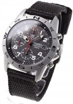 Seiko import Black SND399P men's watch imports overseas models