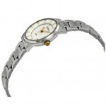 CITIZEN Women's ER0201-56B Silver Steel Bracelet With White Dial Watch NWT