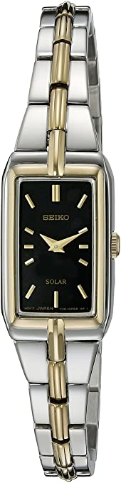 Seiko Women's SUP274 Analog Display Analog Quartz Two Tone Watch