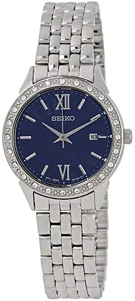 Seiko Women's Quartz Watch with Stainless Steel Strap